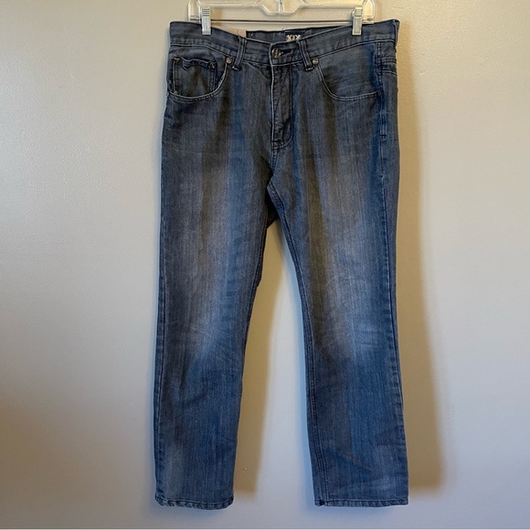 F.U.S.A.I. Dark Wash Bootcut Jeans 36 x 33 FUSAI denim - Picture 1 of 15